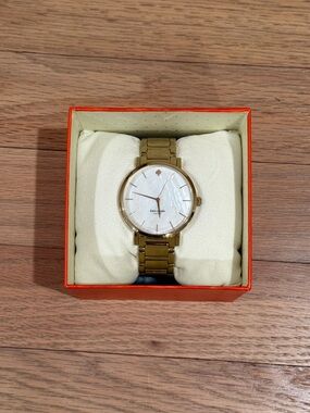 kate spade Gramercy Grand Size Gold Watch